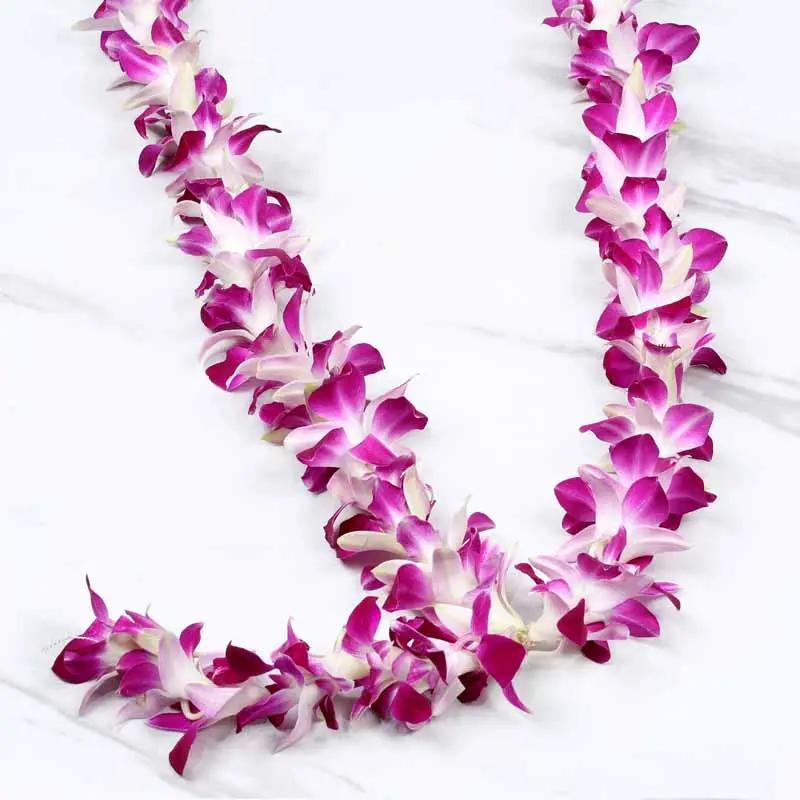 Purple Orchid Garland thumbnail 2