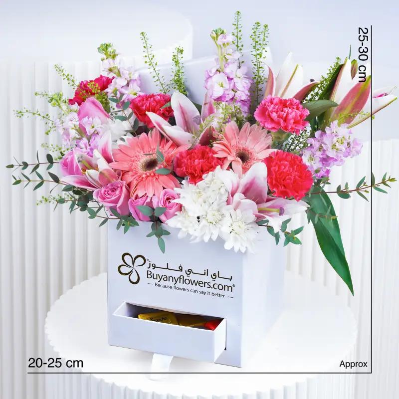 Blooms Melody Flower Arrangement - Flowers gift from Buy Any Flowers Dubai in Al Quoz Industrial Area 4, Dubai, UAE - image 4