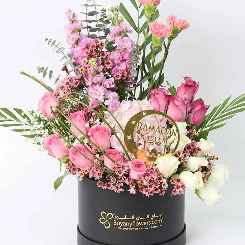 Ramadan Wishes Flower Box - Flowers gift from Buy Any Flowers Dubai in Al Quoz Industrial Area 4, Dubai, UAE - image 3