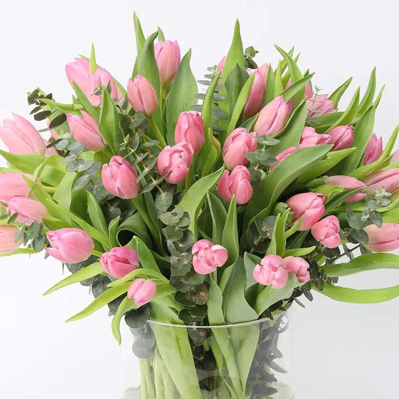 Blush 51 Pink Tulips - Flowers gift from Buy Any Flowers Dubai in Al Quoz Industrial Area 4, Dubai, UAE - image 3