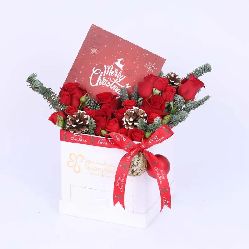 Floral Choco Christmas Wishes Red thumbnail 4