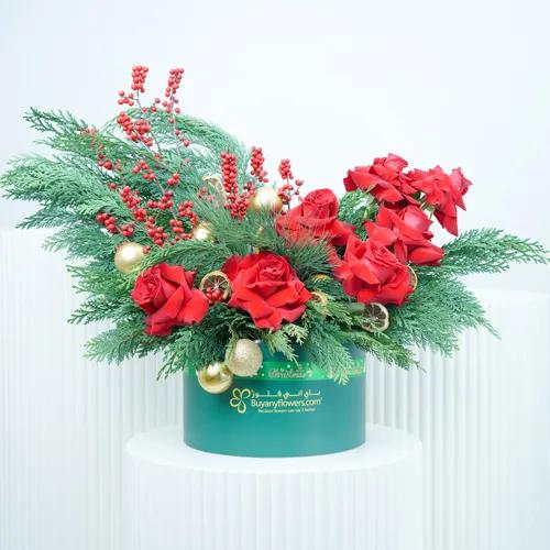 Santas Festive Floral Burst 1