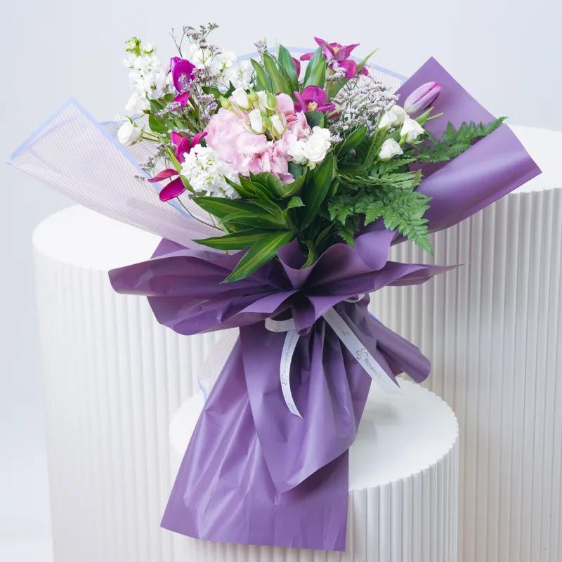 Royal Pastel Tulip Bouquet - Flowers gift from Buy Any Flowers Dubai in Al Quoz Industrial Area 4, Dubai, UAE