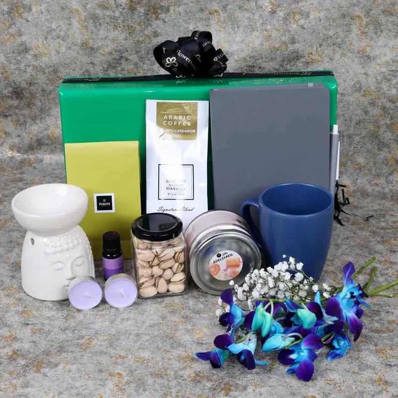 Coffee and Notebook Chocolate Hamper thumbnail 2