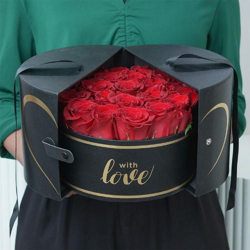 Love Surprise Black Box - Flowers gift from Buy Any Flowers Dubai in Al Quoz Industrial Area 4, Dubai, UAE - image 2