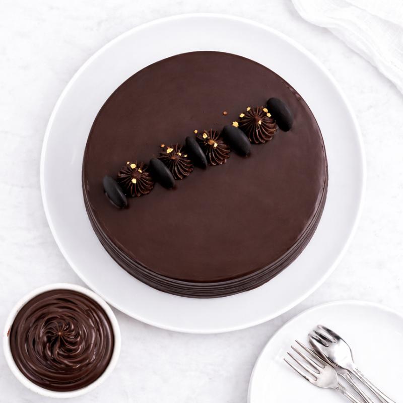 Classic Fudge Cake 4 Portion - Cakes gift from Buy Any Flowers Dubai in Al Quoz Industrial Area 4, Dubai, UAE - image 2