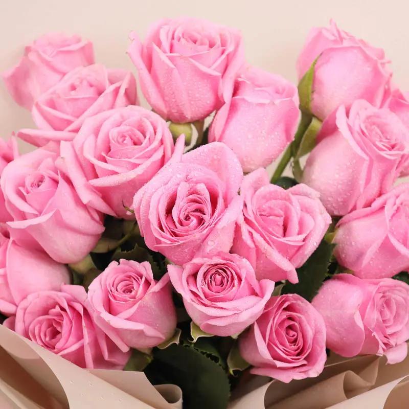 Belle 21 Pink Roses Bouquet - Flowers gift from Buy Any Flowers Dubai in Al Quoz Industrial Area 4, Dubai, UAE - image 3