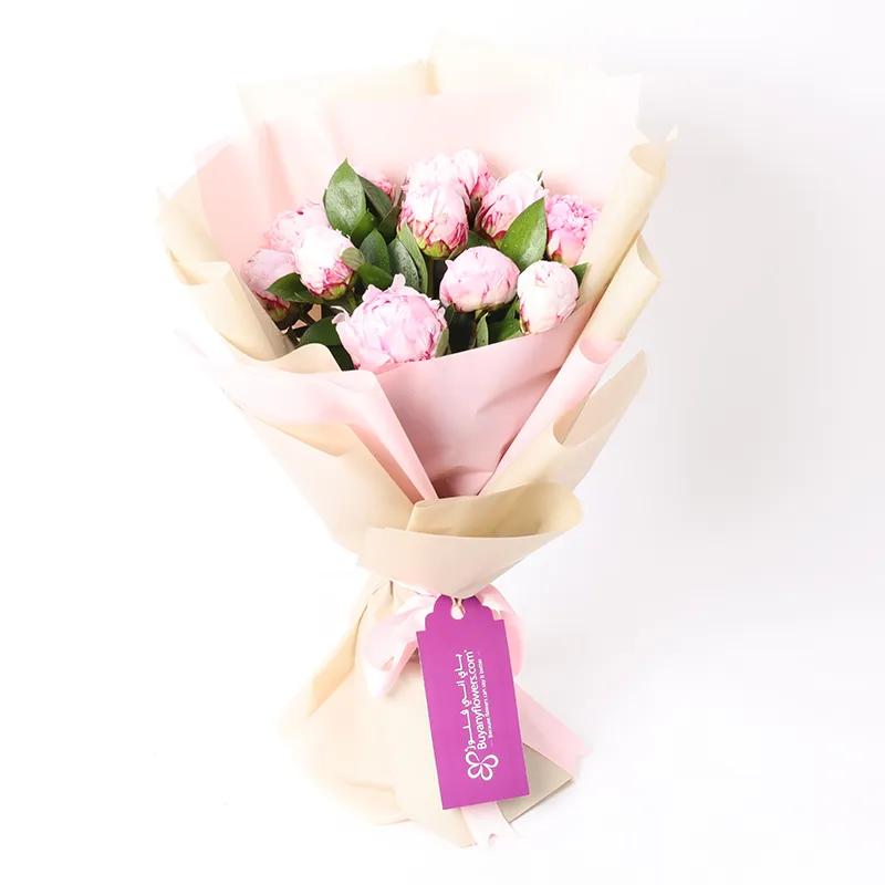 Sweet 11 Pink Peonies Bouquet in Dubai