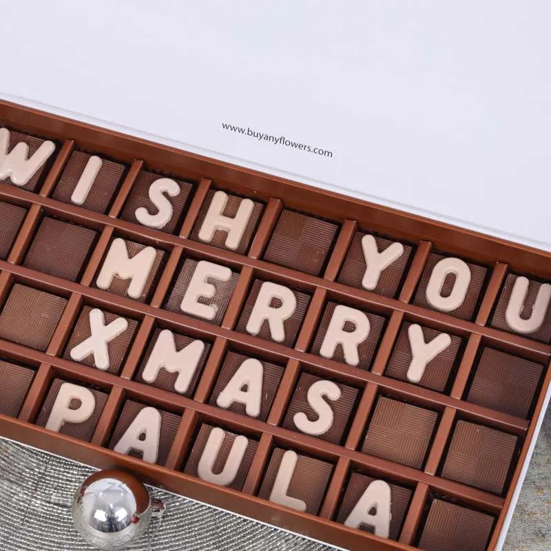Customize Merry Christmas Chocolate By Sweecho thumbnail 3