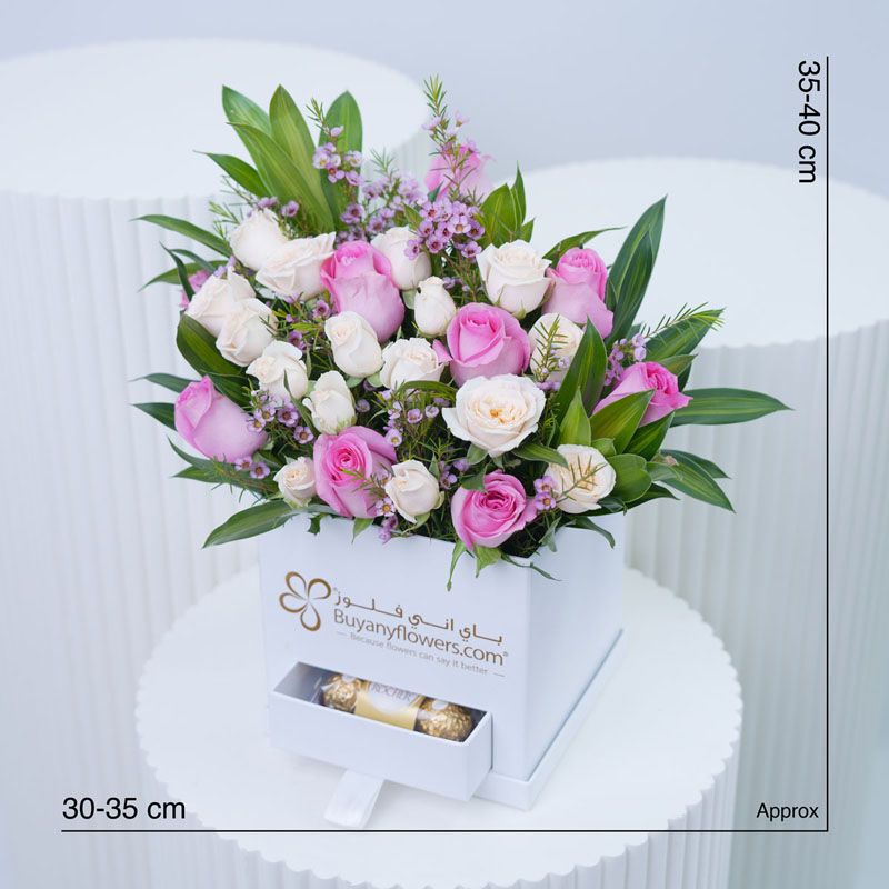 Warmth Pink and Peach Flower Box thumbnail 4