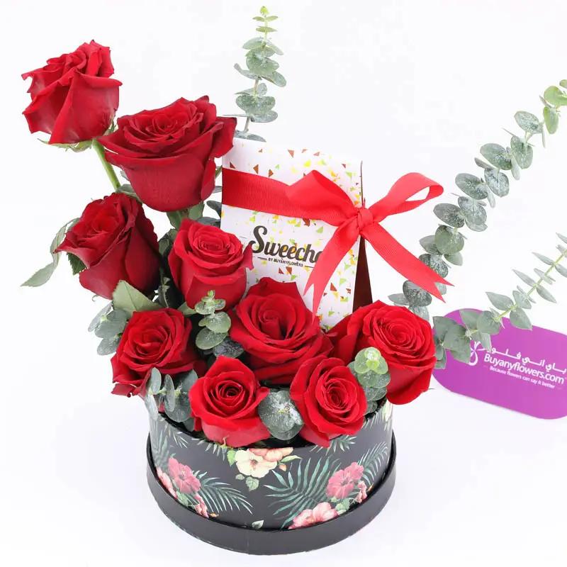 Choco Love 9 Red Roses Box thumbnail 3
