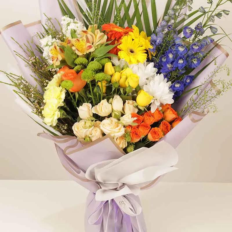 Radiant Mix Flower Bouquet thumbnail 2