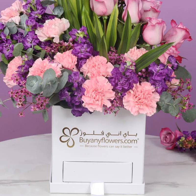 Alluring Flowers and Chocolates Box thumbnail 2