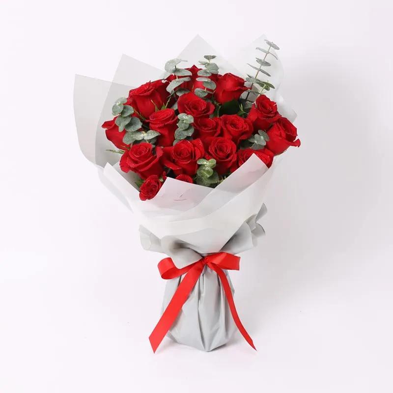 Red Beauty 21 Roses and Patchi Chocolates thumbnail 2