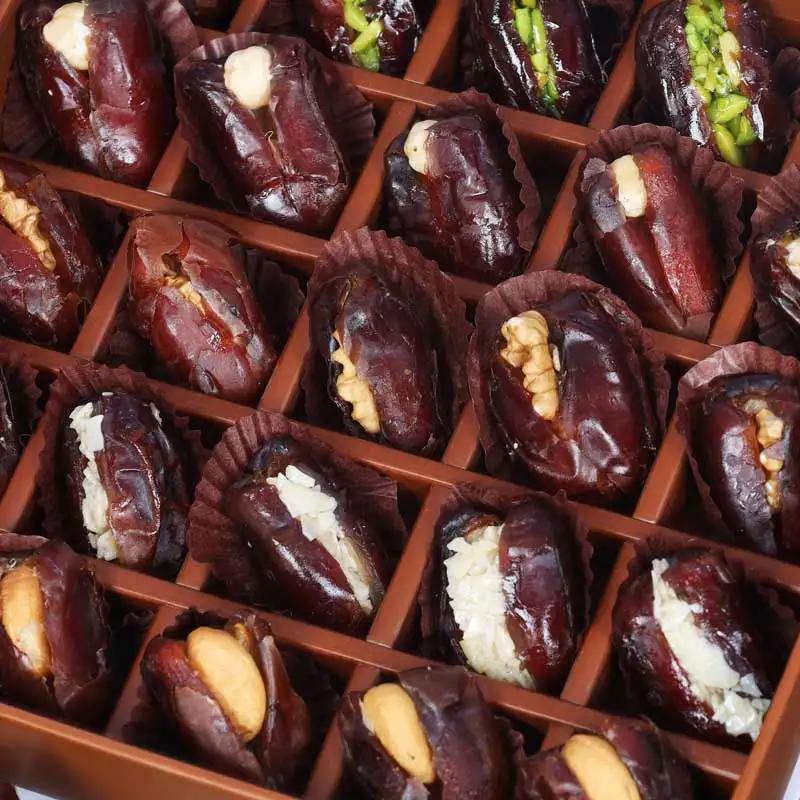 Eid Stuffed Dates By Sweecho 25 Pcs Peach - Chocolates gift from Buy Any Flowers Dubai in Al Quoz Industrial Area 4, Dubai, UAE - image 3