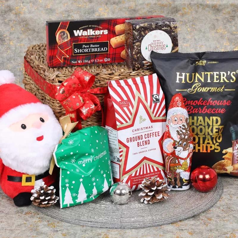 Coffee Treat Christmas Gift Basket - Gifts gift from Buy Any Flowers Dubai in Al Quoz Industrial Area 4, Dubai, UAE - image 2