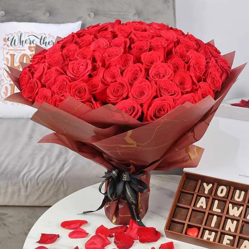 Love Memories Bouquet and You Are Always in My Heart Chocolates thumbnail 3