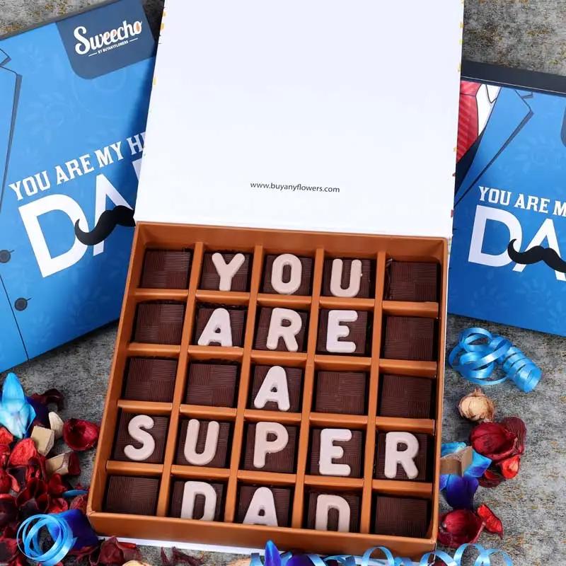 You Are A Super Dad Chocolates By Sweecho thumbnail 2