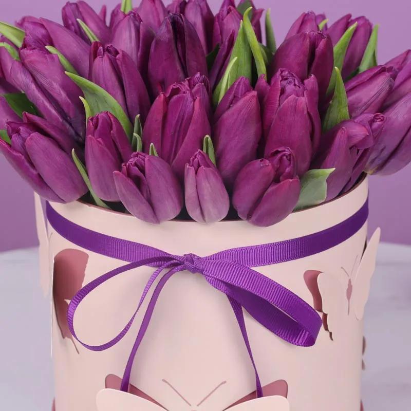 Butterfly 31 Purple Tulips Box thumbnail 2