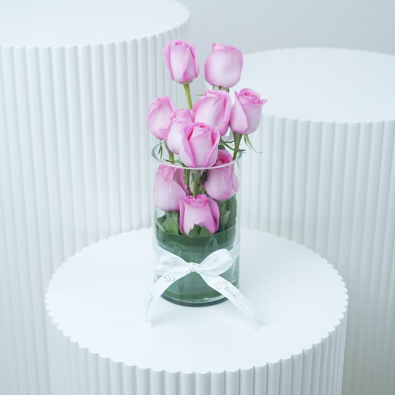Pink Roses Steps 1