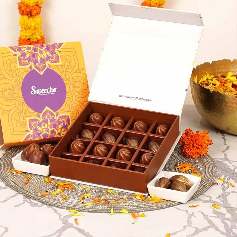 Diwali Shiny Chocolates 16 Pcs By Sweecho thumbnail 3