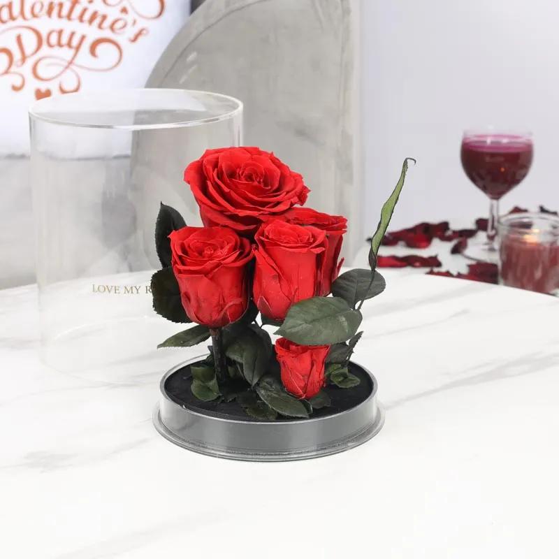 Forever Red Rose in Premium Box - Flowers gift from Buy Any Flowers Dubai in Al Quoz Industrial Area 4, Dubai, UAE