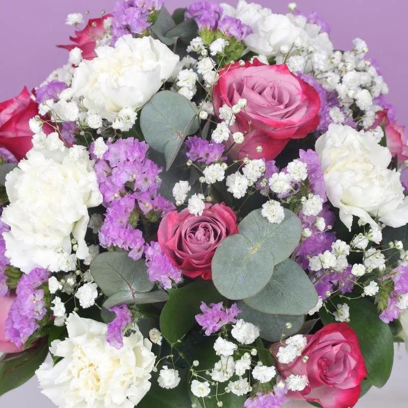 Majestic 19 Roses and Carnations Arrangement thumbnail 3