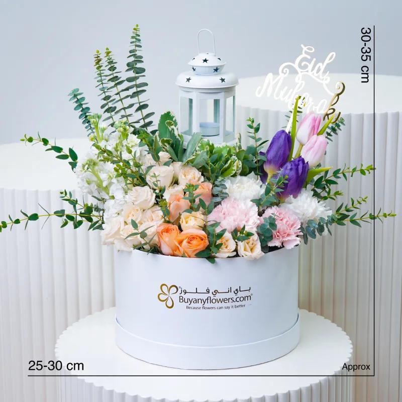 Eid Pastel Glow Floral Box - Gifts gift from Buy Any Flowers Dubai in Al Quoz Industrial Area 4, Dubai, UAE - image 4