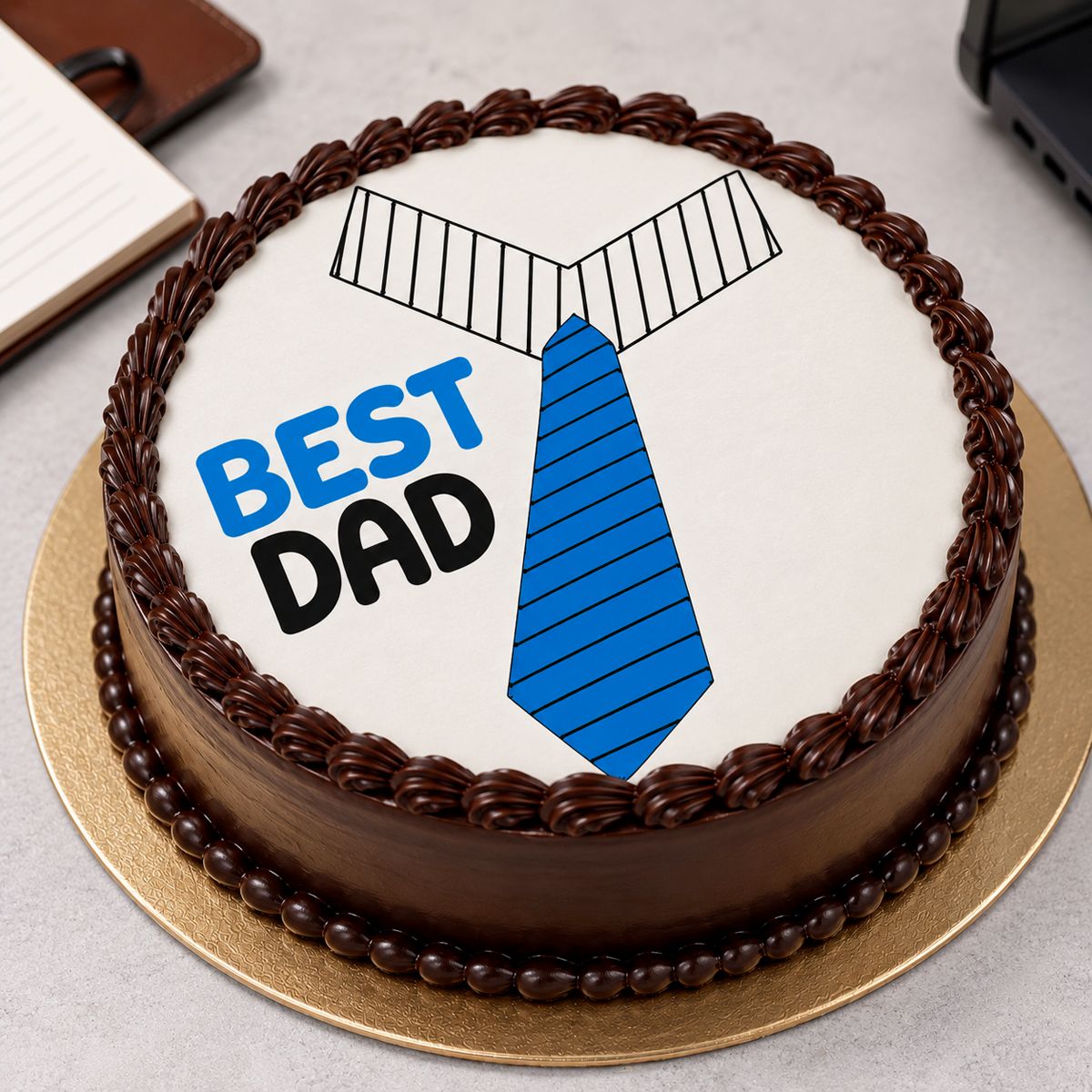 Best Dad Chocolate Cake 8 Portion in Dubai