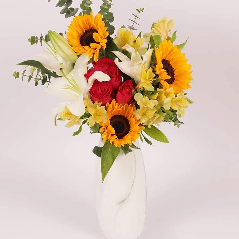 Vivid Flowers in Vase thumbnail 4