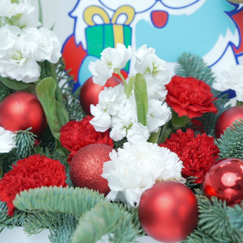 تحية سانتا صينية الزهور thumbnail 3