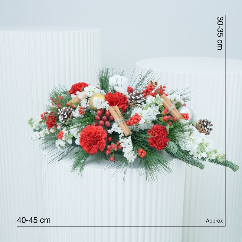 Christmas Celebration Table Centerpiece Medium - Gifts gift from Buy Any Flowers Dubai in Al Quoz Industrial Area 4, Dubai, UAE - image 4