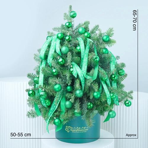 Christmas Tree Shape Arrangement Green - Gifts gift from Buy Any Flowers Dubai in Al Quoz Industrial Area 4, Dubai, UAE - image 4