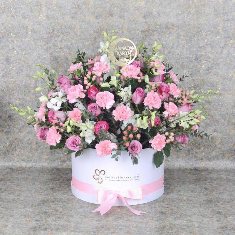 Ramadan Serenity Flower Box in Dubai