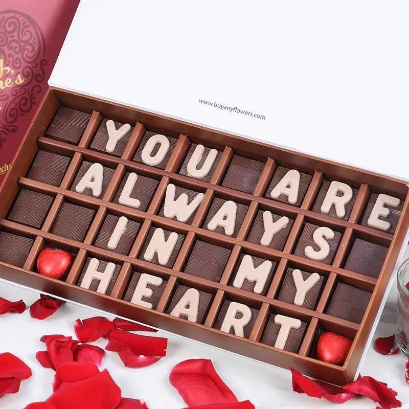Valentine You Are Always In My Heart Chocolates By Sweecho thumbnail 2