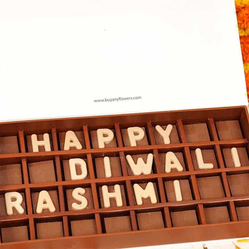 Customize Happy Diwali Chocolates By Sweecho thumbnail 2