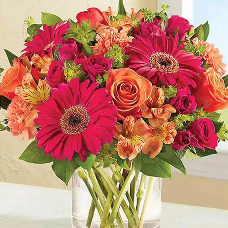Vibrant Blooms Arrangement thumbnail 2