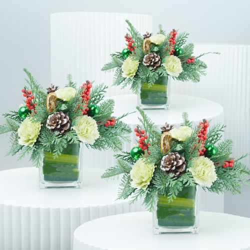 Green Forest Centerpiece Set of 3 in Dubai