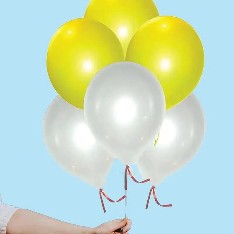 Yellow and White Helium Balloons 10 Pcs - Gifts gift from Buy Any Flowers Dubai in Al Quoz Industrial Area 4, Dubai, UAE - image 3