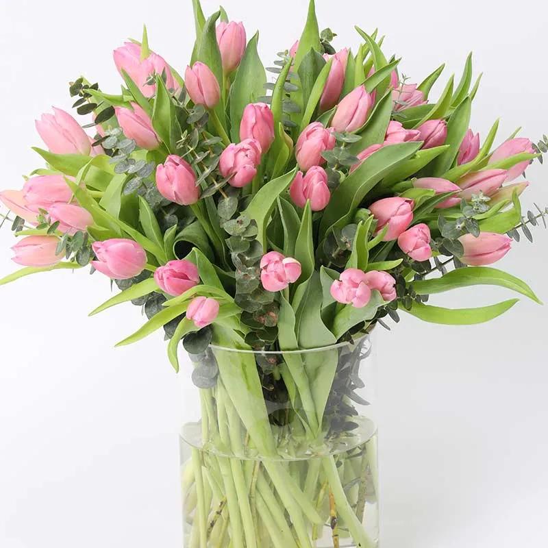 Blush 51 Pink Tulips - Flowers gift from Buy Any Flowers Dubai in Al Quoz Industrial Area 4, Dubai, UAE - image 2
