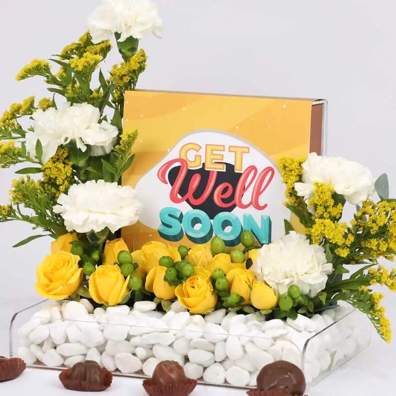 Better Flowers and Get Well Soon Chocolates Arrangement thumbnail 2
