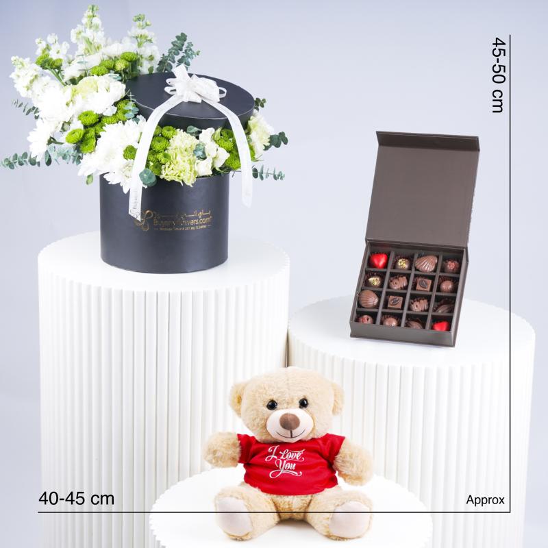 Ivory Flower Box Trio - Gift Sets gift from Buy Any Flowers Dubai in Al Quoz Industrial Area 4, Dubai, UAE - image 5