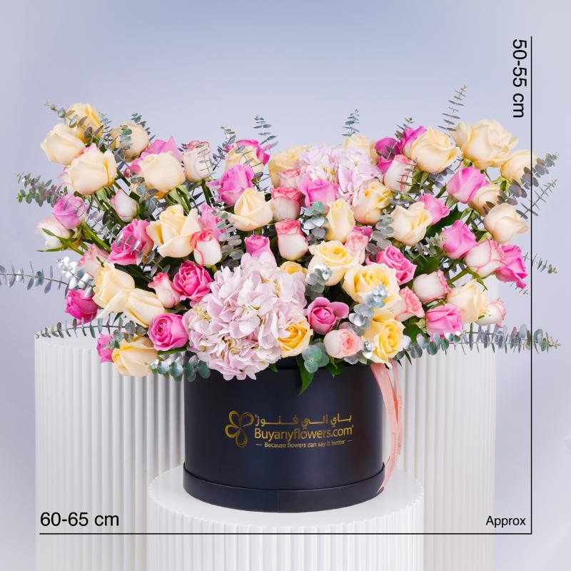 Pastel Journey Flower Box - Flowers gift from Buy Any Flowers Dubai in Al Quoz Industrial Area 4, Dubai, UAE - image 4