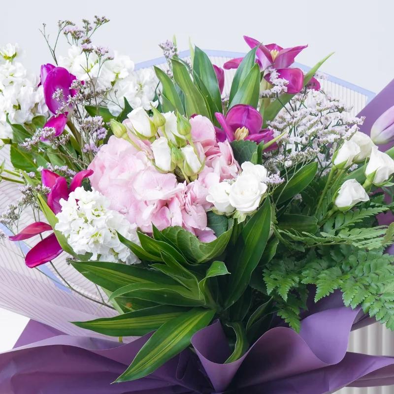 Royal Pastel Tulip Bouquet - Flowers gift from Buy Any Flowers Dubai in Al Quoz Industrial Area 4, Dubai, UAE - image 2
