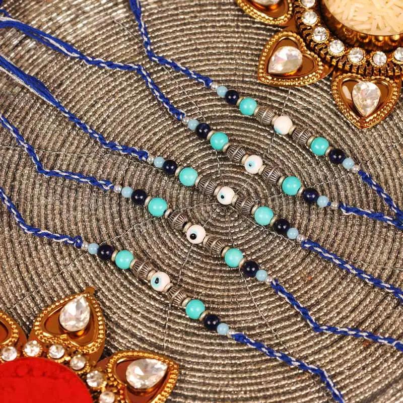 Evil Eye Rakhi Set of 5 in Dubai