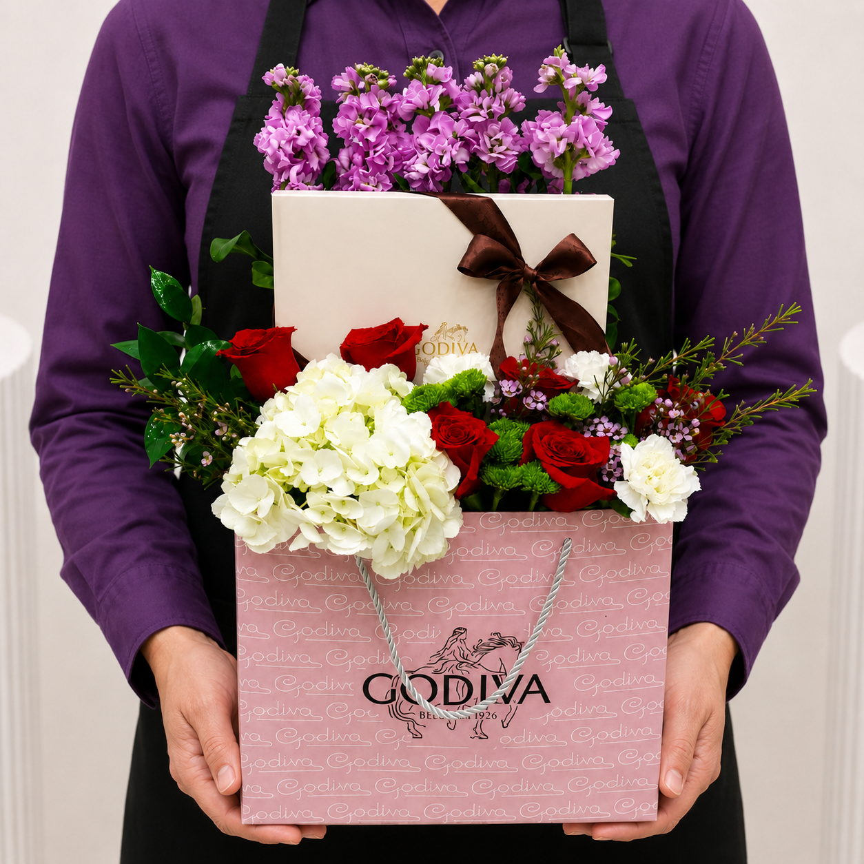 Standby Floral Godiva Arrangement - Flowers gift from Buy Any Flowers Dubai in Al Quoz Industrial Area 4, Dubai, UAE - image 3