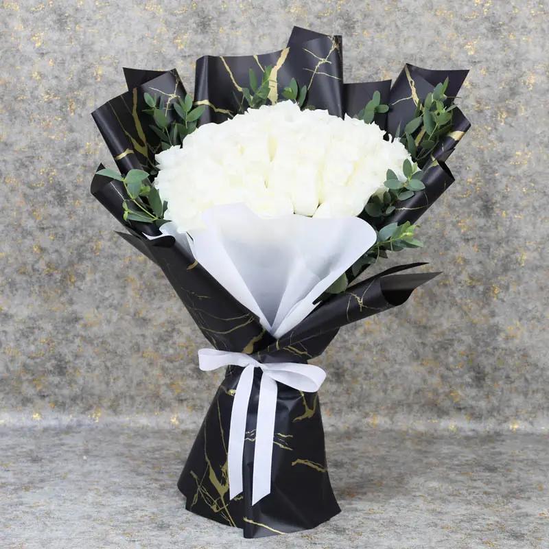 Snow 51 White Roses Bouquet - Flowers gift from Buy Any Flowers Dubai in Al Quoz Industrial Area 4, Dubai, UAE