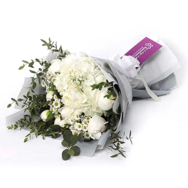 Saint Peonies and Hydrangea Bouquet thumbnail 4
