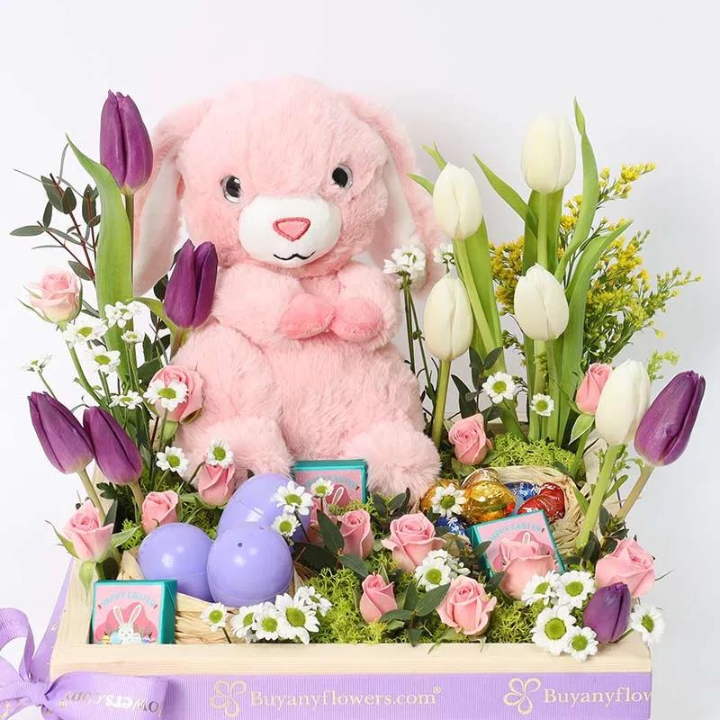 Bunny In the Garden Purple thumbnail 3