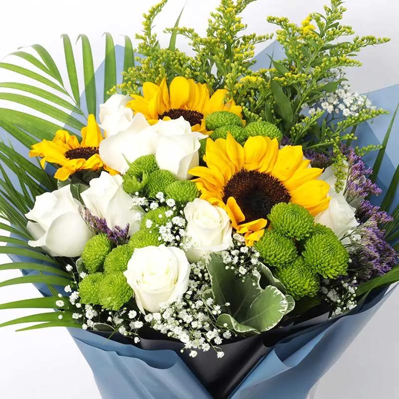 Charisma Sunflowers and Roses Bouquet thumbnail 3